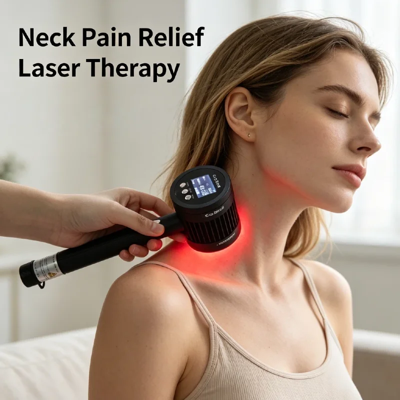 Professional Grade 5W MLS Pulsed Cold Laser for Post-Surgery Recovery Wound Healing Pain Relief Physiotherapy Care