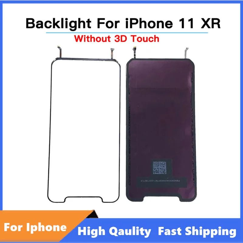 For iPhone 11 XR Screen Backlight Film with 3D Touch Function Flex Cable For iphone 6 6S 7 8 Plus 5 Original LCD Backlight Panel