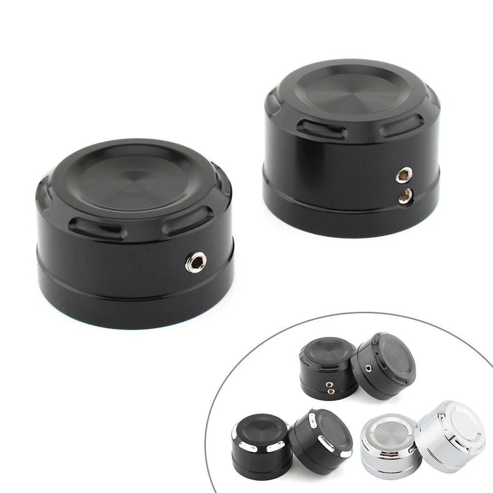 2Pcs Aluminum Motorcycle Rear Axle Bolt Nut Cap Cover For Harley Davidson Softail 2018 2019 2020 2021 2022 2023