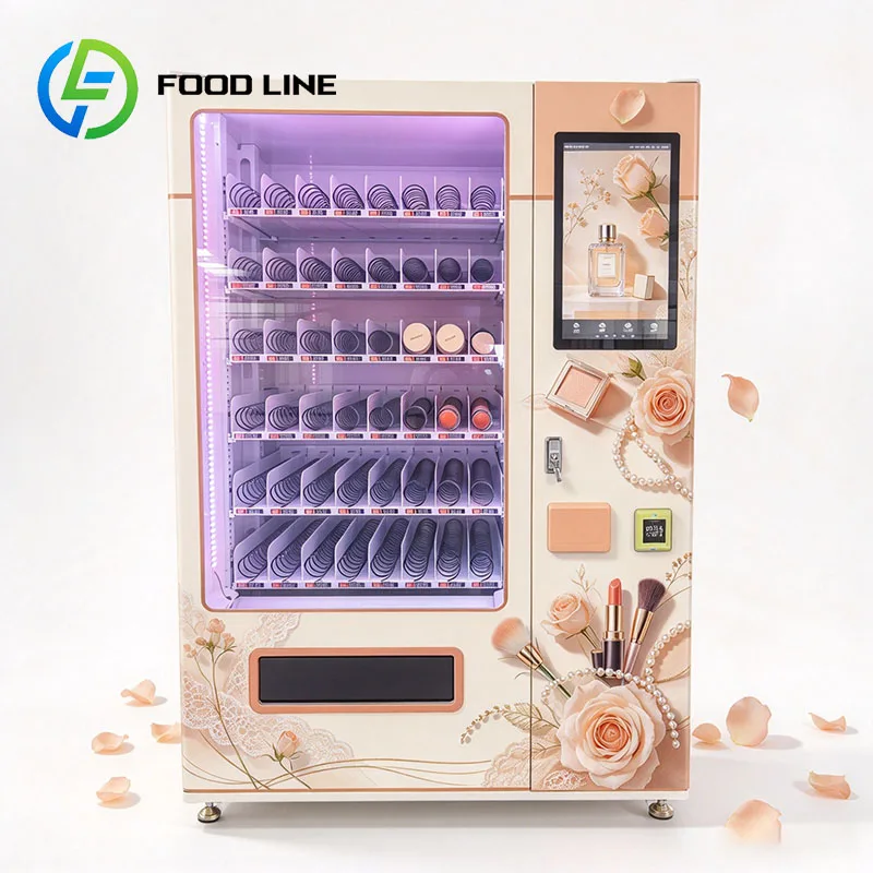 Beauty Vending Machine Cosmetics Vending Machine Makeup Retail Lip Gloss Eyeliner Lashes Smart Customized