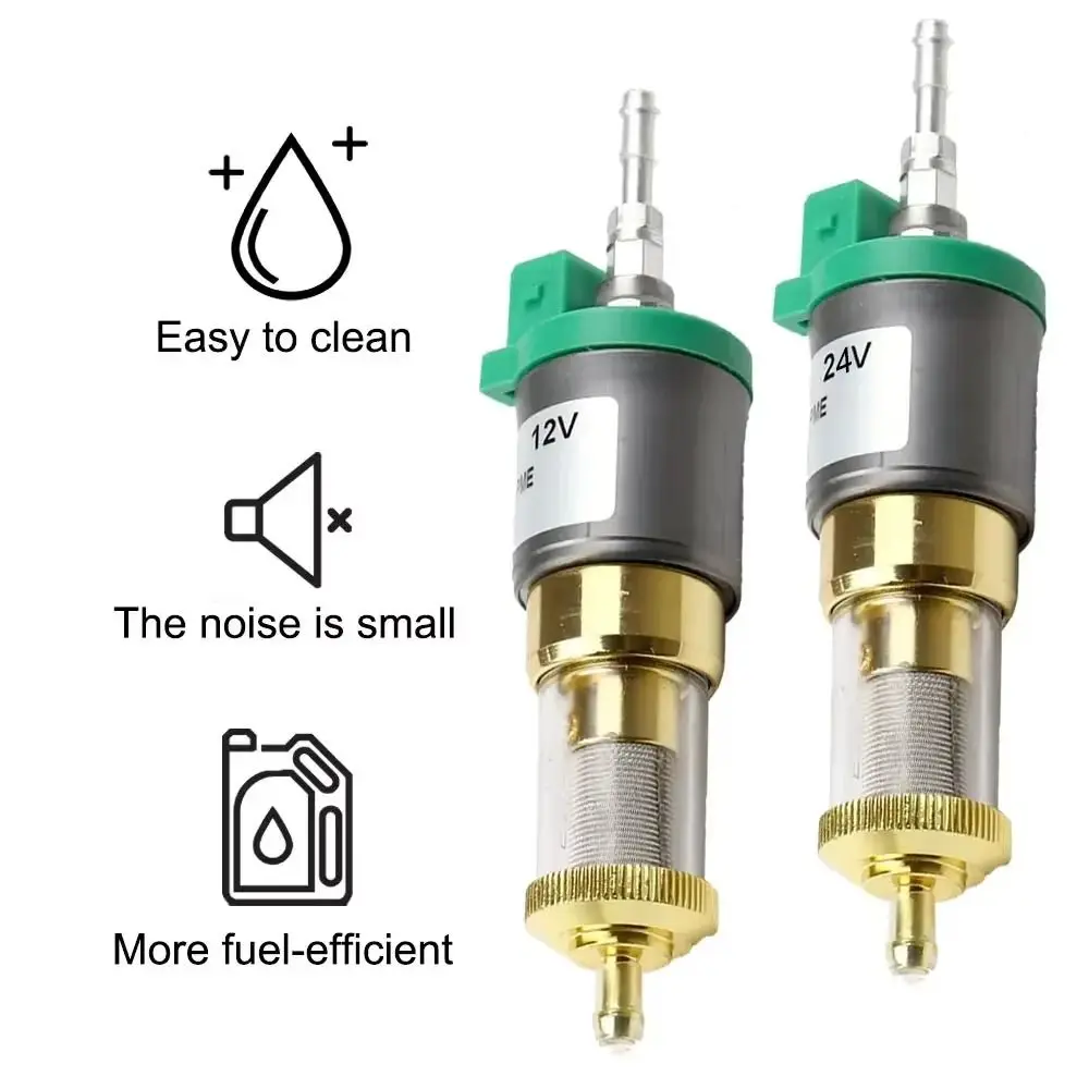 Bomba de combustible de 12V, calor rápido, ruido ultrabajo, bomba de aceite de estacionamiento diésel para coche, calentador diésel silencioso de acero inoxidable con ahorro de energía