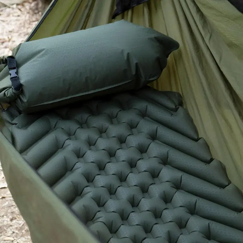 Inflatable Mattress Camping Outdoor Tent Mattress Blow up Sleeping Mats Comfortable Self-Inflating Sleeping Pads for Backpacking