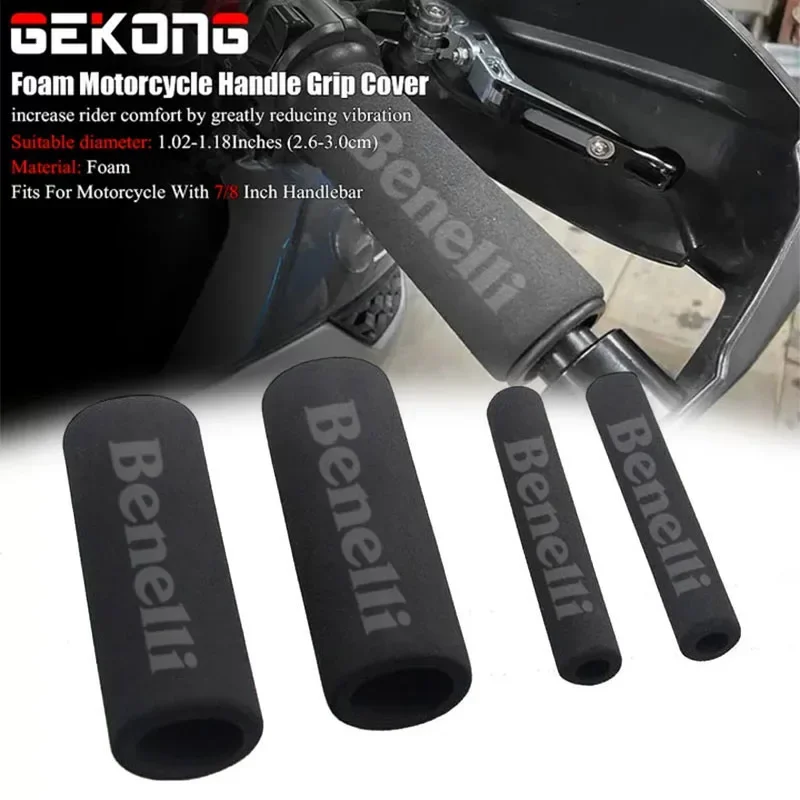 Para BENELLI 502C 752S TRK 702 502X 251 Leoncino 500 250 TNT 125 300 600 Funda de Empuñadura de Motocicleta Antideslizante de Esponja Antichoque