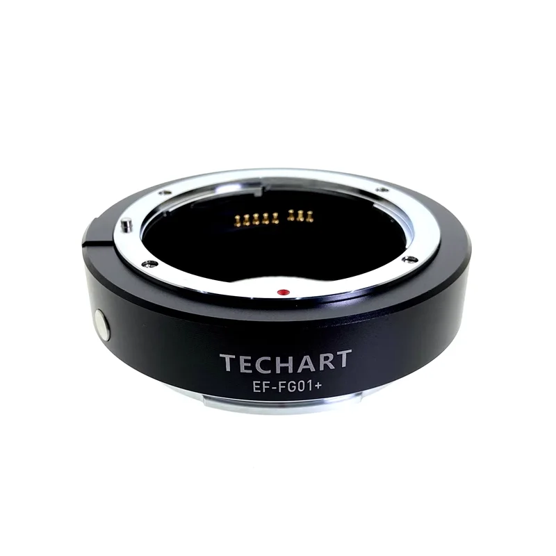 Techart EF-GFX EF-FG01+ for Canon EF Lens to Fujifilm GFX100II/S/50S2/50R EF-GFX AF Autofocus Adapter EXIF firmware UPR