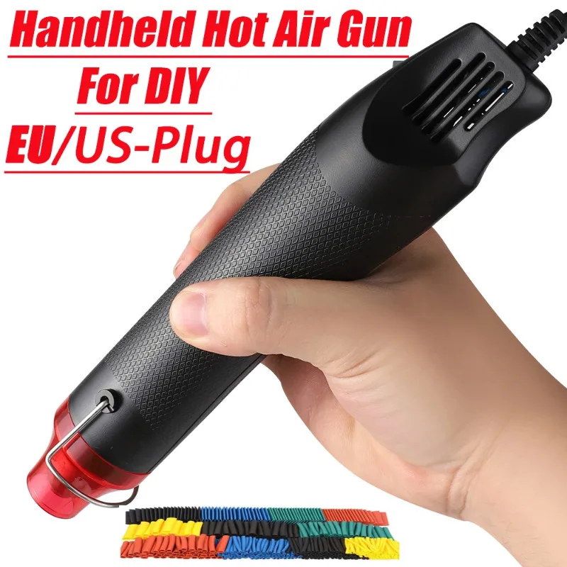 

Portable Hot Air Gun 110/220V Temperature Adjustable Heat Blower with Stand for Shrink Tubing Craft Wrapping