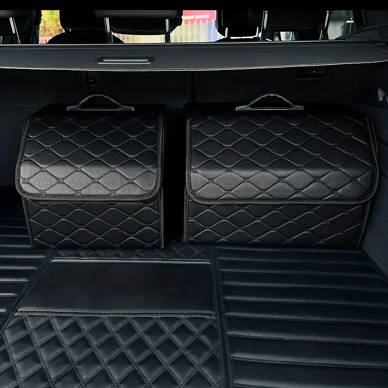 1Pc Car Trunk Organizer Box Large Capacity Auto Multiuse Tools Storage Bag Stowing Tidying Folding For Car Storage Accessories