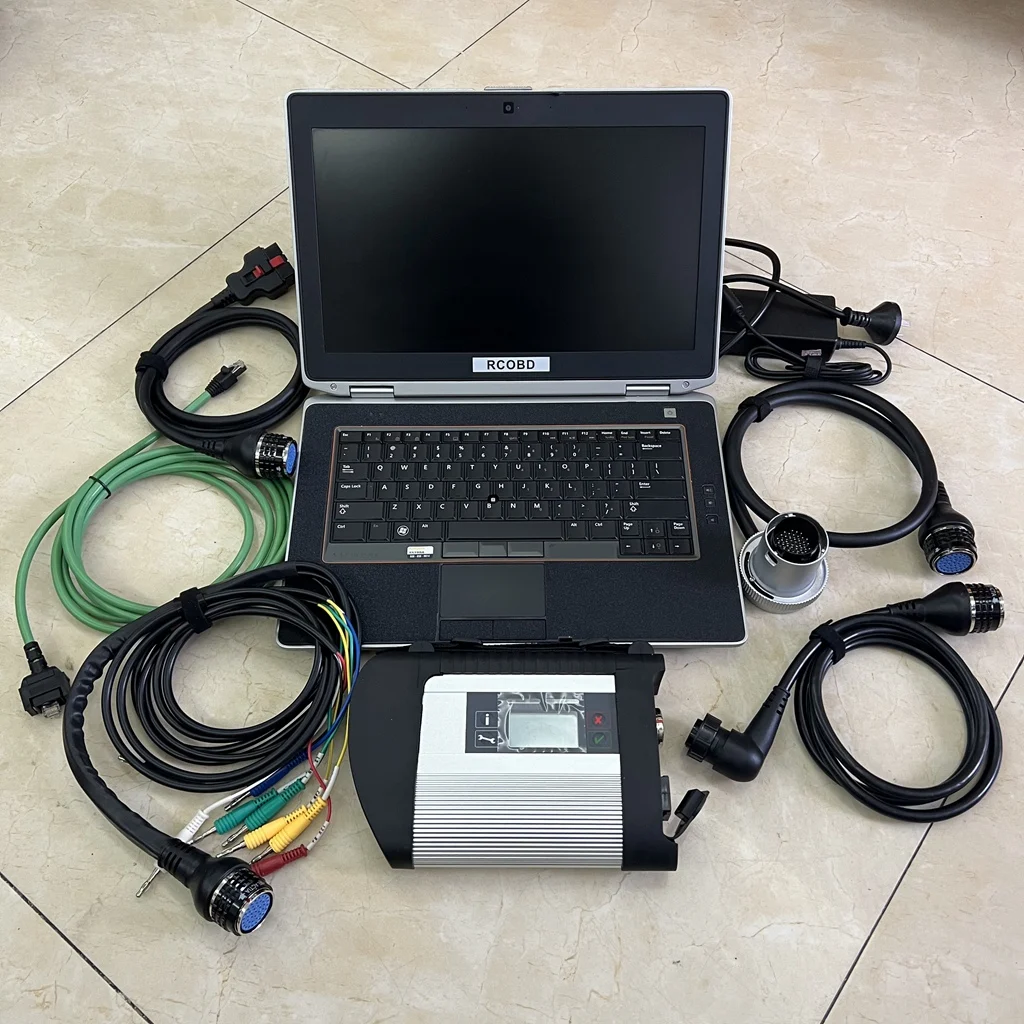 MB Star C4 SD C4 Diagnosis + 320g HDD Software V09.2026 E6420 I5 8G 90% New Laptop Computer for Ben-z Auto Star Diagnostic Tool