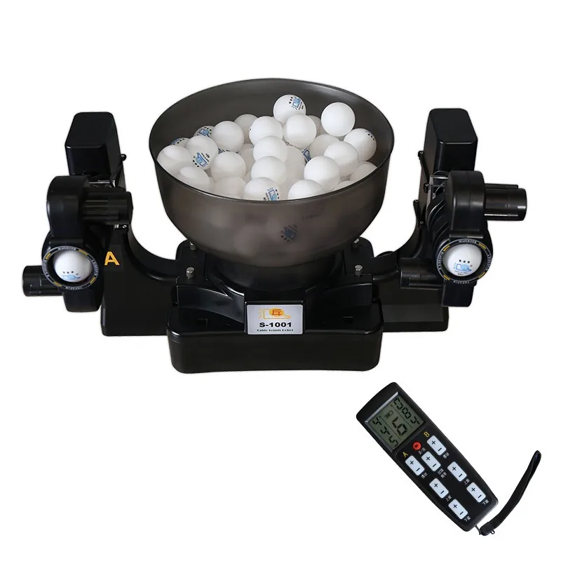 

Hui Pang S1001 Automatic Table Tennis Ball Machine Multi-Rotation Multi-Drop Home Robot Training Equipment