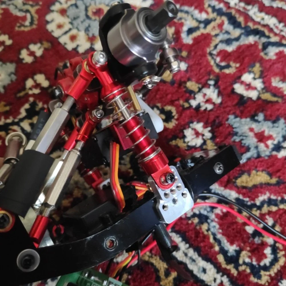 

Металлическая рулевая тяга, крепления для тяги, набор амортизаторов для WPL C14 C24 C24-1 1/16, детали для обновления радиоуправляемого автомобиля