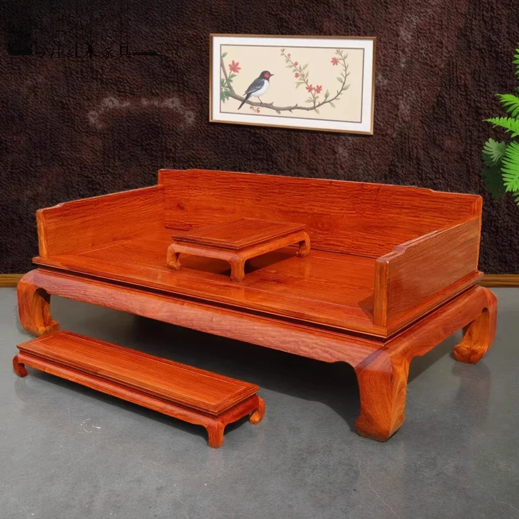 Palissandro, letto Arhat, addensato, tavola singola, matrimoniale, tronchi, mortasa e tenone