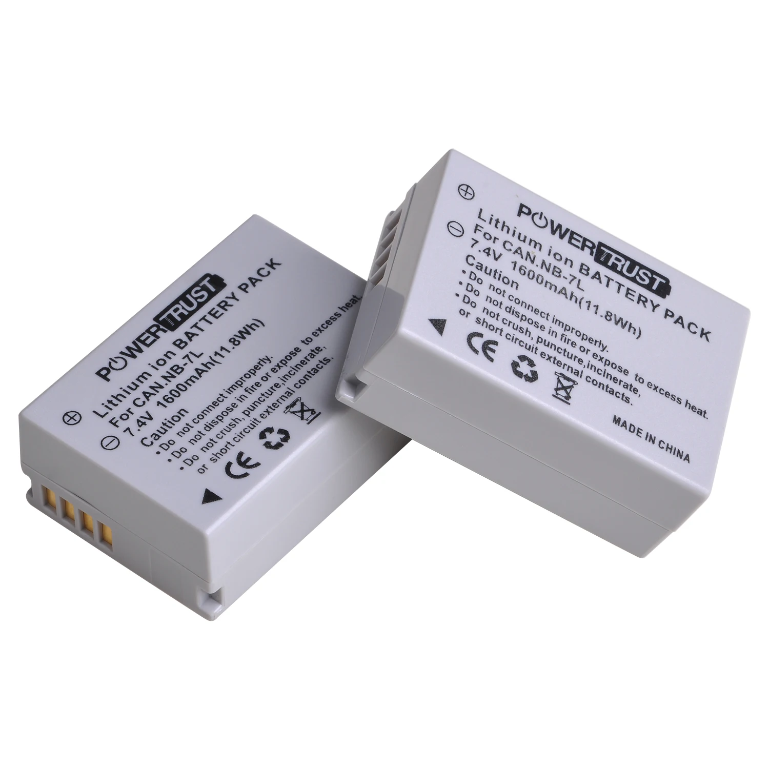 

1600mAh NB-7L NB 7L Battery for Canon PowerShot SX30 IS, G12, G11, G10, SX30 /SX3