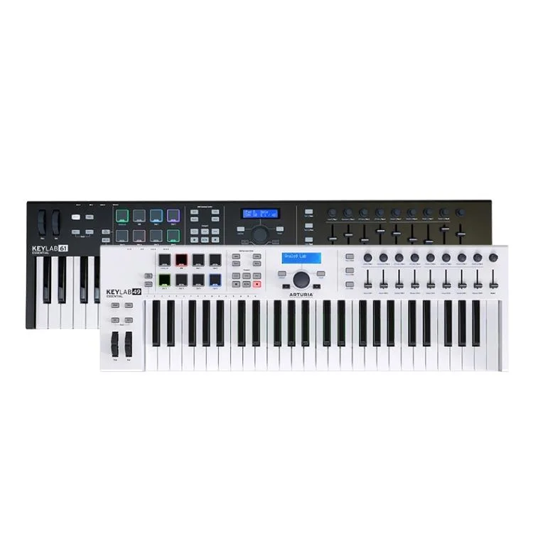 Arturia KeyLab Essential 49-61-88 клавиш, MIDI клавиатура, рабочая станция, композитор, контроллер пианино, электронный