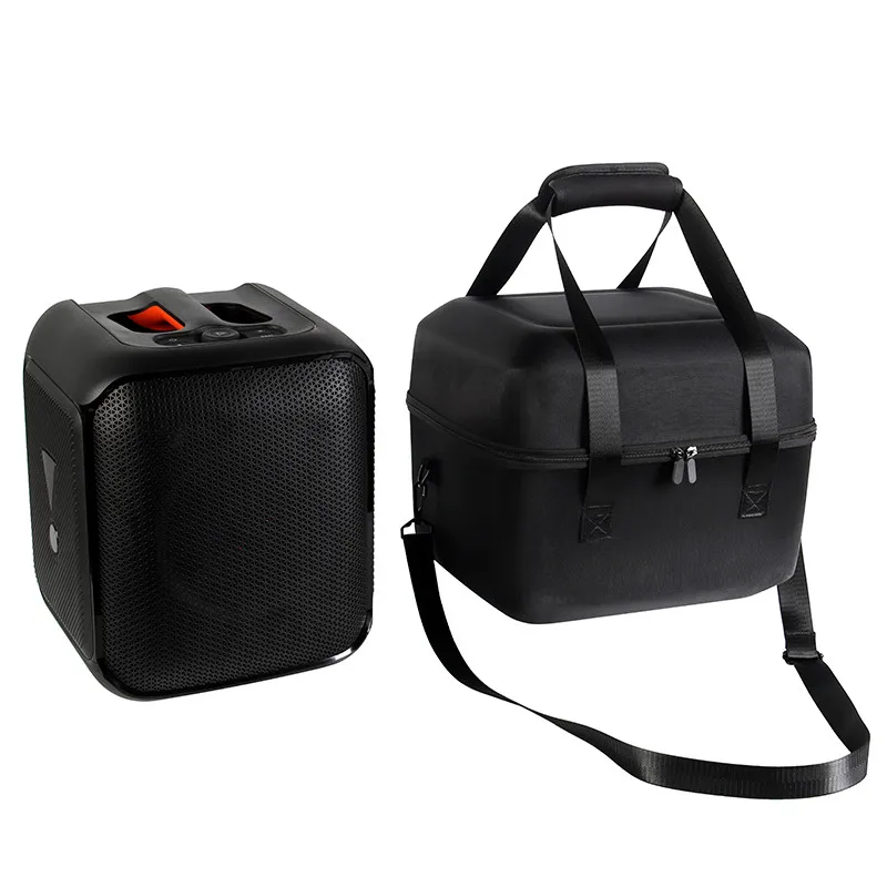 Portable Speaker Organizer Pouch Shoulder Bag with Adjustable Strap Compatible for JBL Partybox Encore Essential