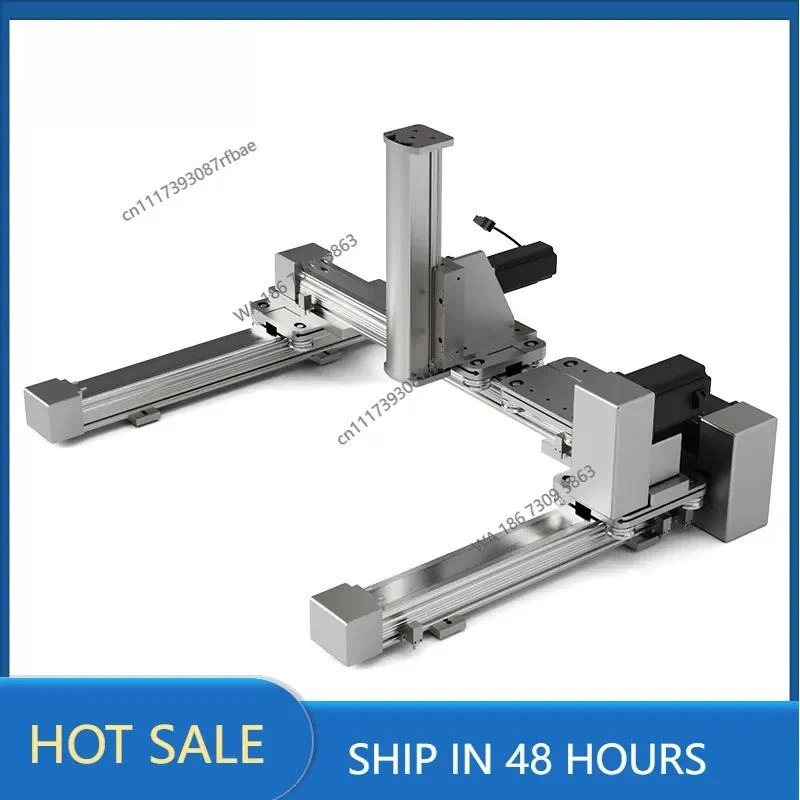 lifting table embedded in three-axis gantry sliding table XYZ-double Z-axis G-type factory spot workbench
