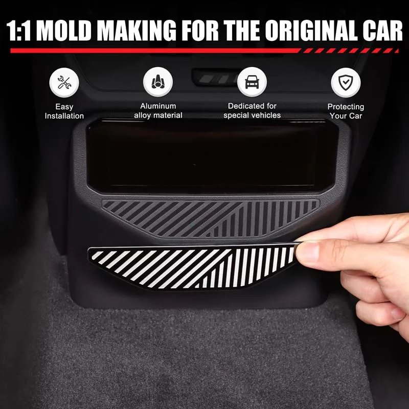 

Gao Ruying For BMW X3 G45 25-26 Stainless Steel Car Armrest Box Conditioner Outlet Filter Grille Cover Interior Car Accessories