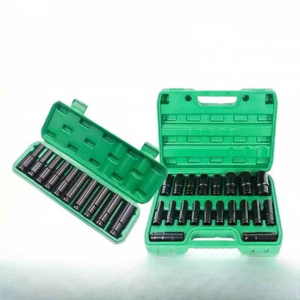 10Pcs 1/2 Drive Metric Impact Socket Set Universal  Pneumatic Repair Tool Wrench Kit for Machine Repair Tools