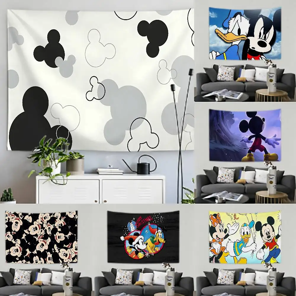 M-Mickeys Mouse Tapestry Customizable Tapestries Of Various Styles,wall Hangings, Celebrity Photo Printing,wall Hangings