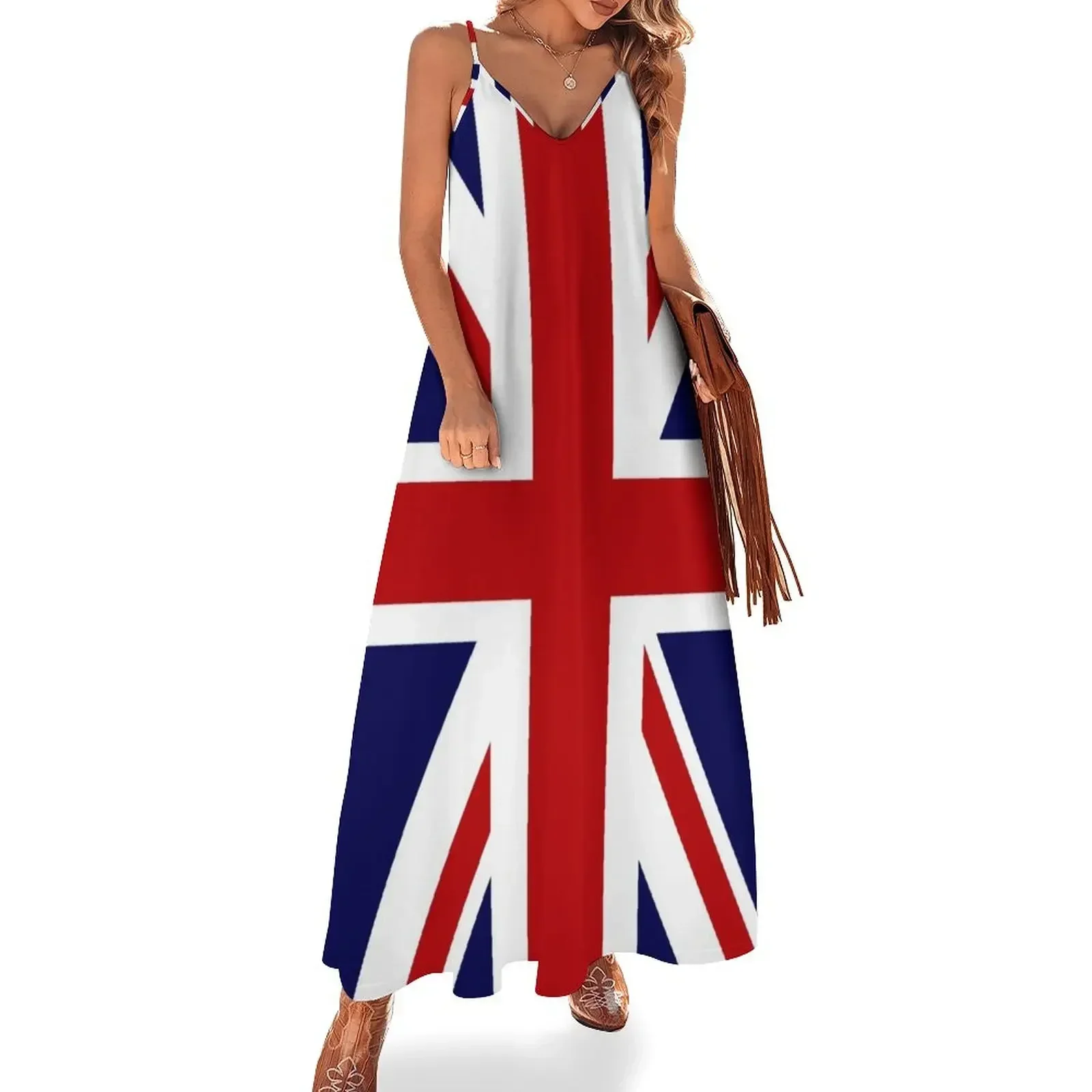 

Union Jack Flag of the UK Sleeveless Dress sensual sexy dress for women dress