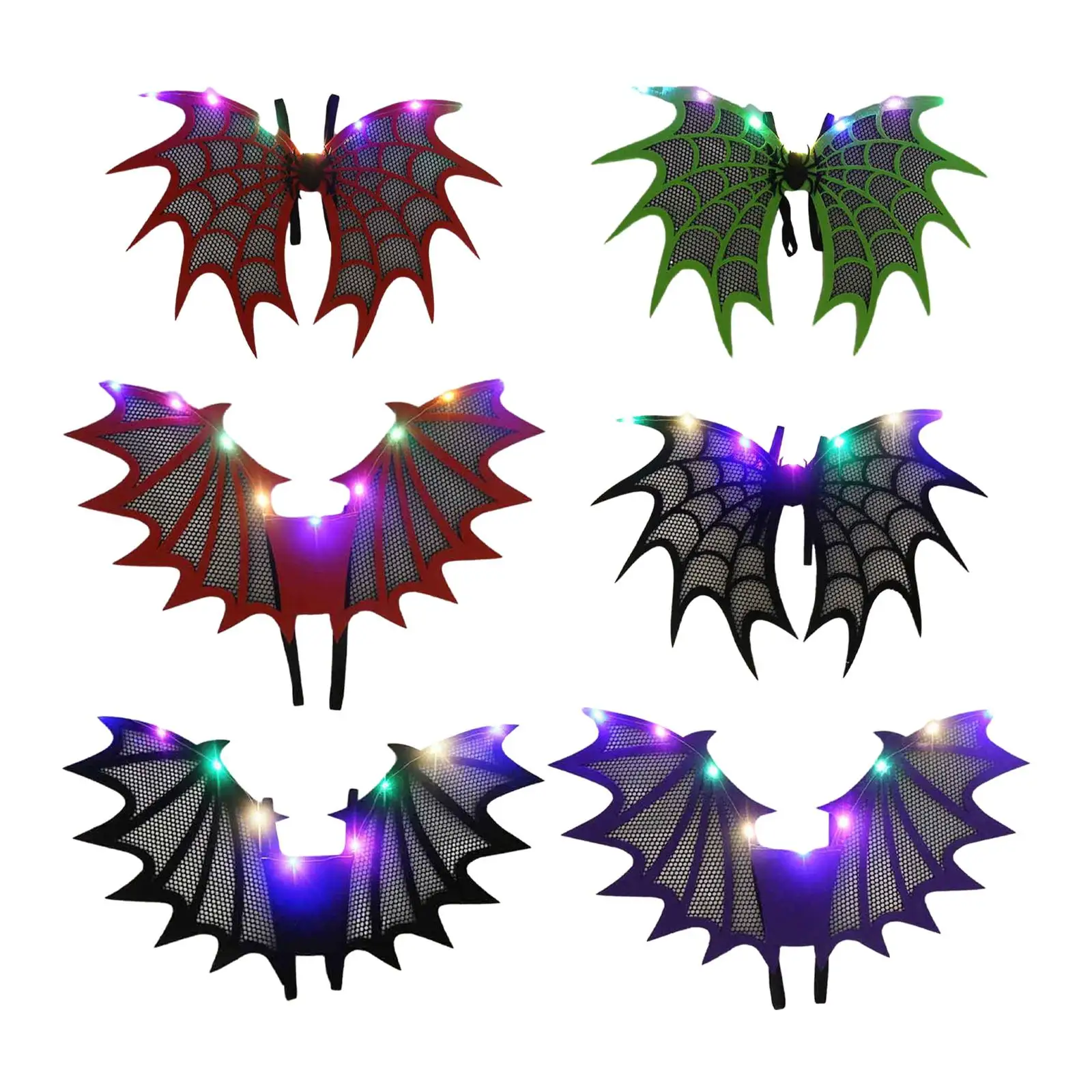 

Lighted Wing Costume Accessories Dress up Girls Boys Photography Prop for
