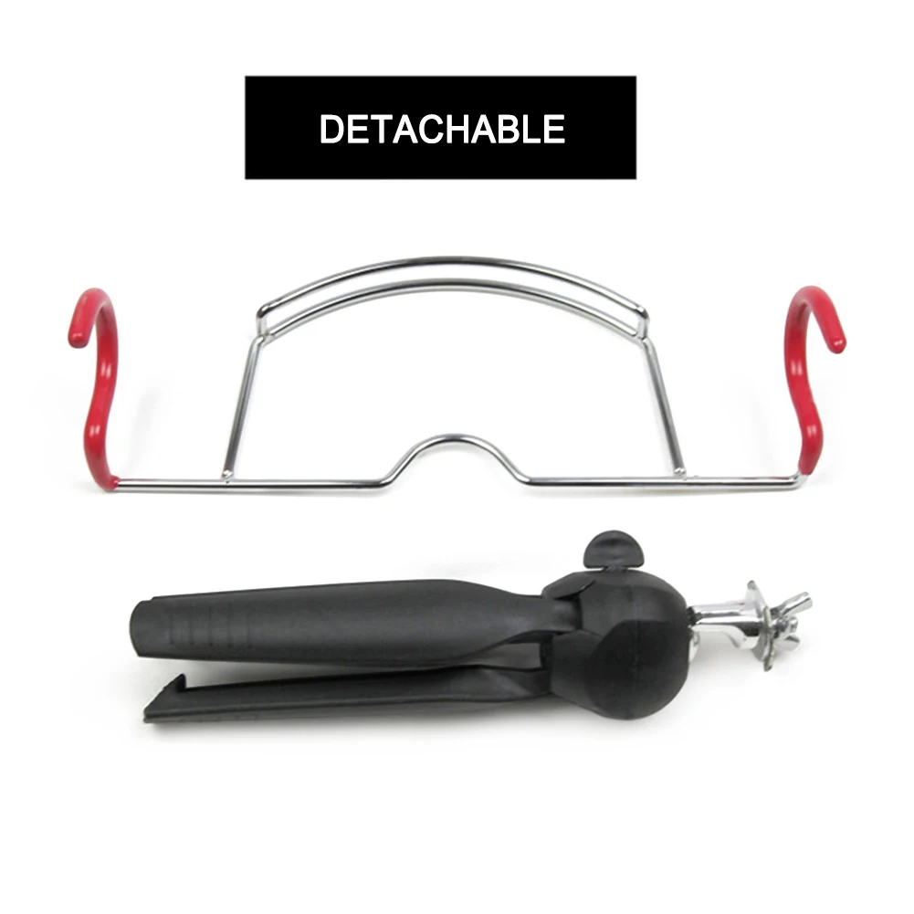 Double-Head Fish Pole Holder Portable Ice Fishing Rod Holder Easily Installation Adjustable Angle for Fishing Gear Winter Sea