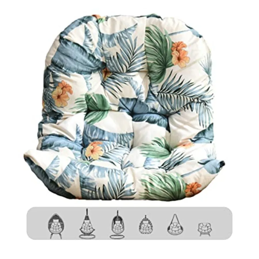 

Hanging Egg Chair Cushion Thick U-Shaped Cushions for Swing Chair Only Cushion