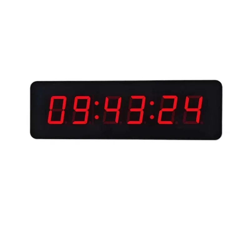Synchronized post-modern design analog digital clock with standard time service system