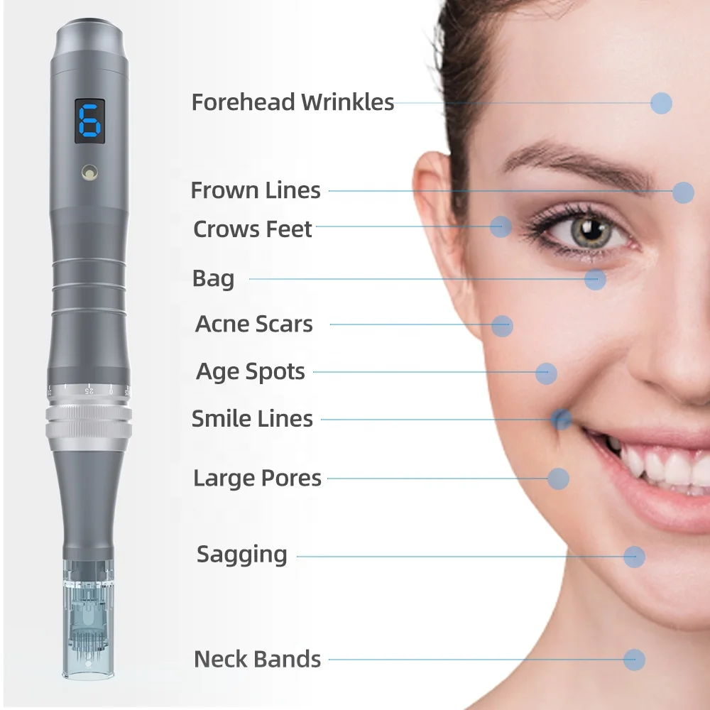 Dr.Pen M8 Derma Pen Ultima-M8 Microneedling Machine For Mesotherapy Skin Care Scar Acne Marks MTS Hair Regrowth Beard Growth