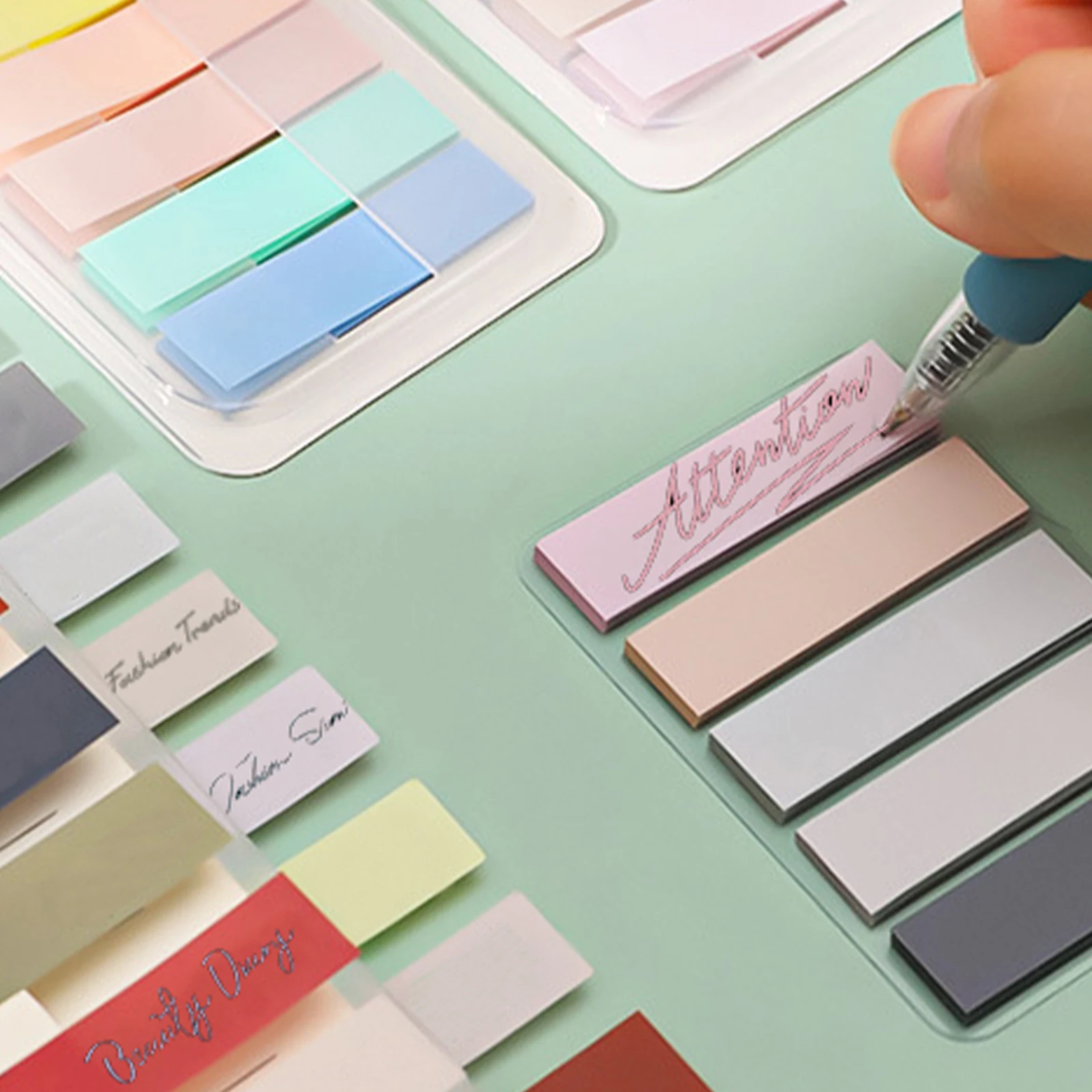 Index Tabs Self Adhesive Page Marker Transparent Waterproof Sticky Notes Classify Files Flags Posted It planner Stickers