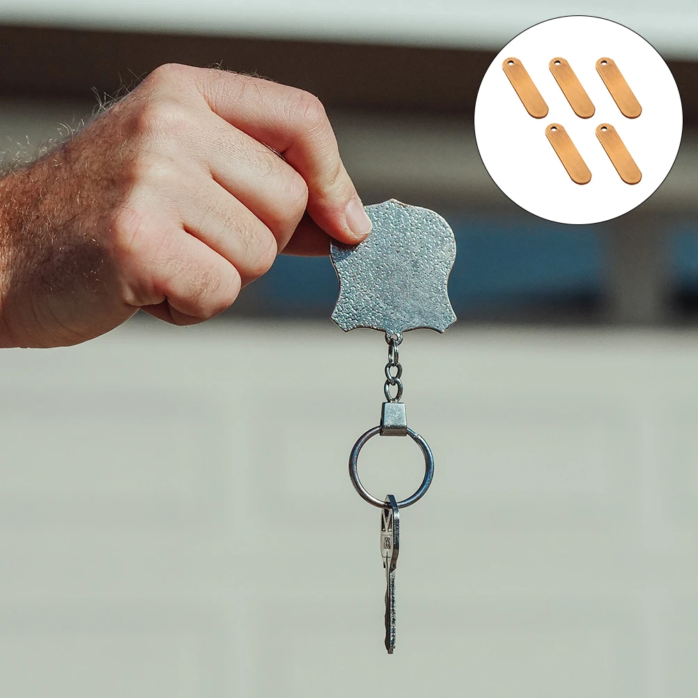 

5 шт., подвески-цепочки, прочные, устойчивые к царапинам, ржавчине, брелок для ключей, номерной знак, номерные бирки