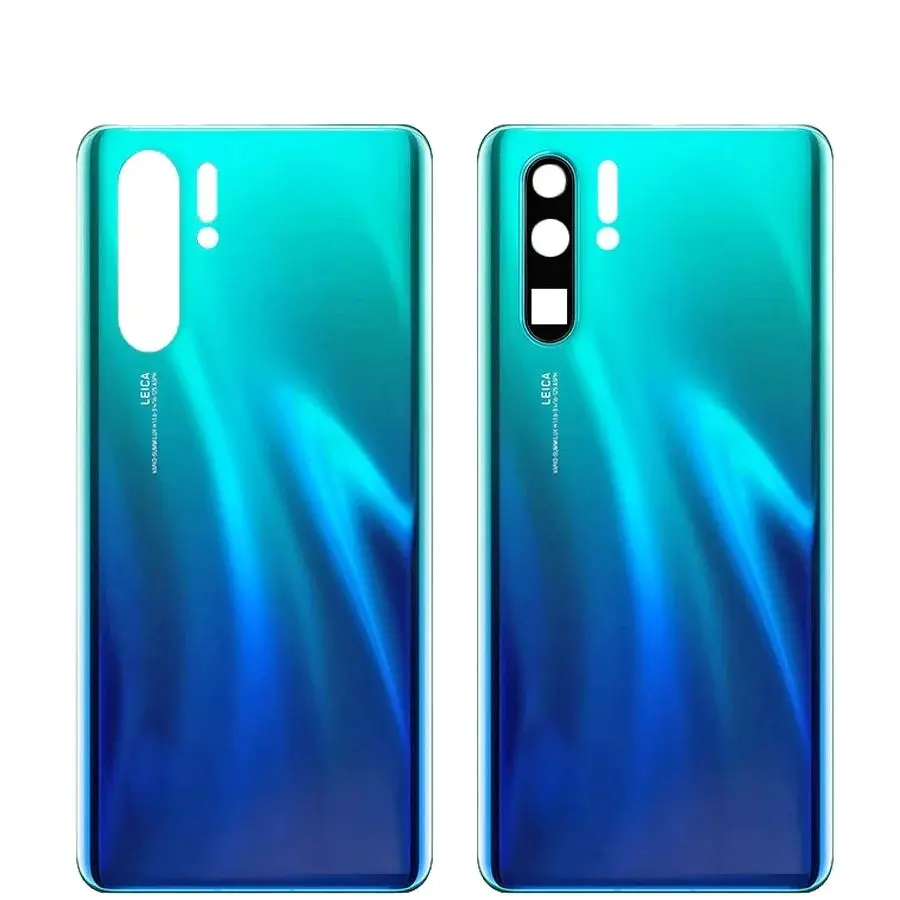 Vidro para huawei p30 pro bateria capa porta traseira habitação caso traseiro substituição para huawei p30 bateria capa com lente da câmera