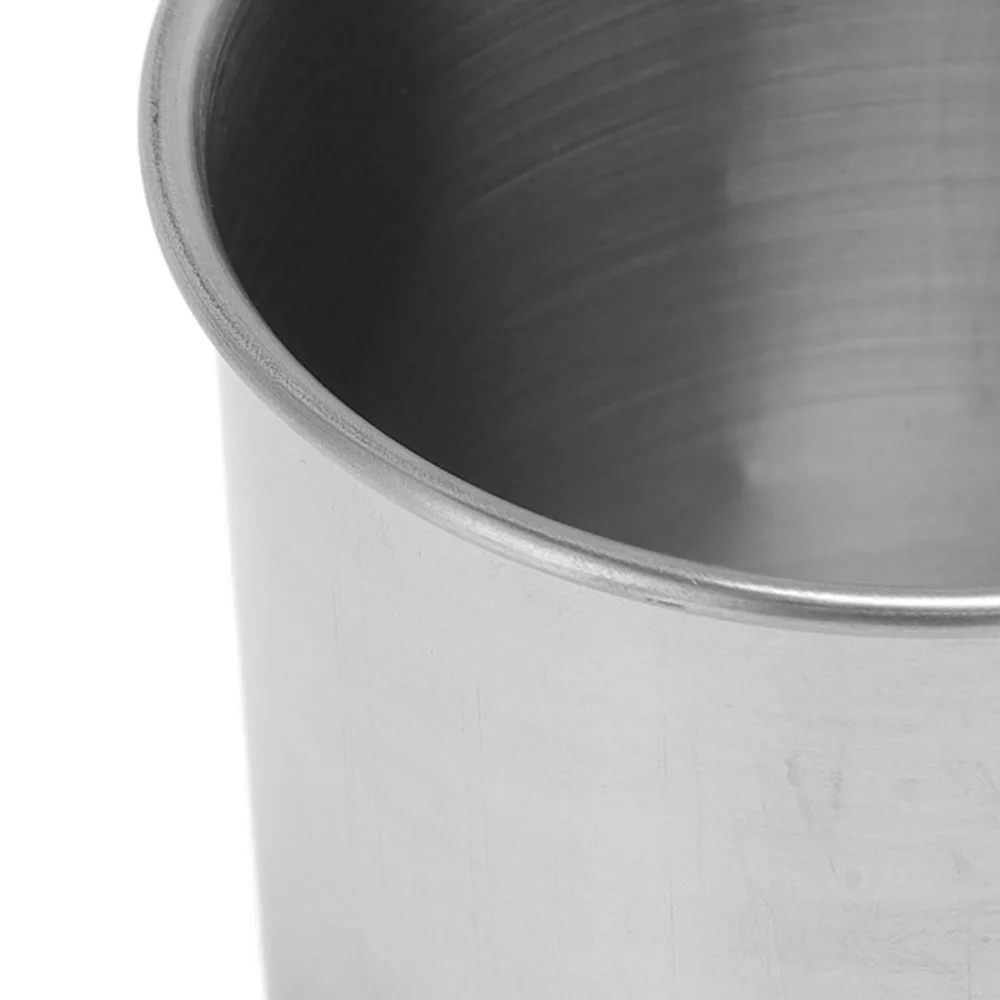 Reusable 230ml/330ml Outdoor Cup Foldable Side Handle Practical Metal Drinking Mug Rustless Steel Sturdy Travel Tumbler Backpack