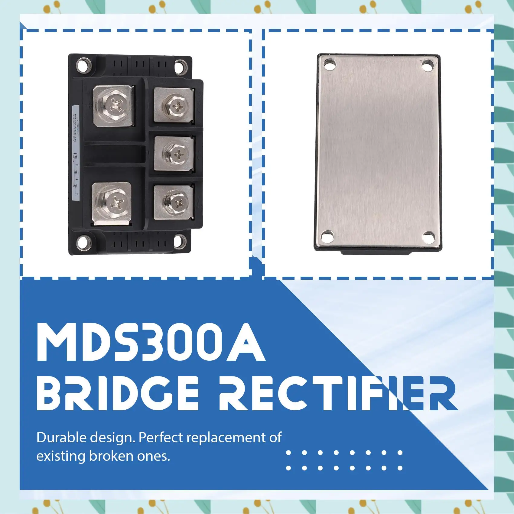 A71P MDS300A 1600V Three-Phase Bridge Rectifier Module MDS 300A 1600V IC Module For DC Motors And Welding Machines