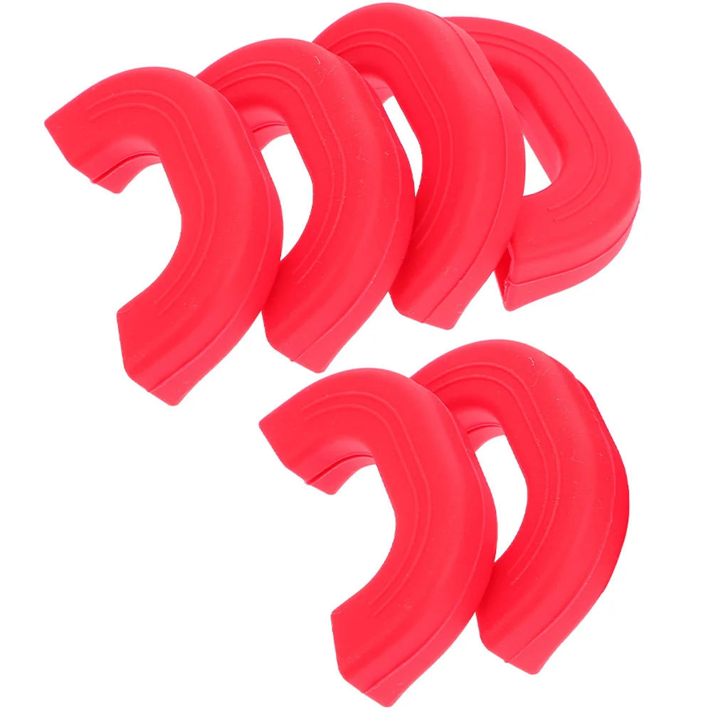 

6 Pcs Pot Earrings Accessory Kitchen Utensils Casserole Non Handle Frying Pan Anti-scalding Covers Potholder