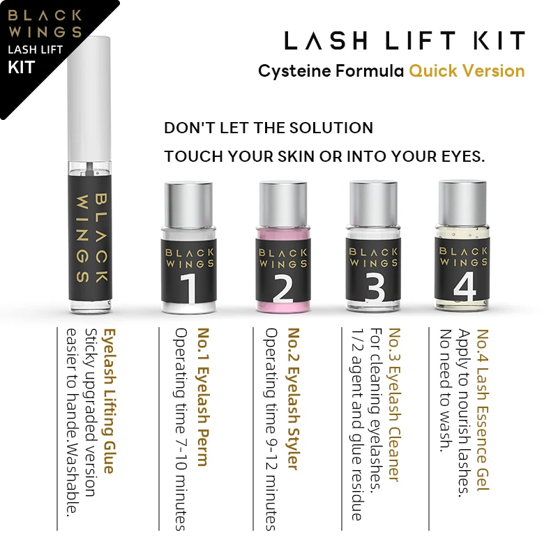 Fast 5 minuti Lash Lift Kit lifitting ciglia Enhancer ciglia Lifting Kit Lash Perm Eye Makeup