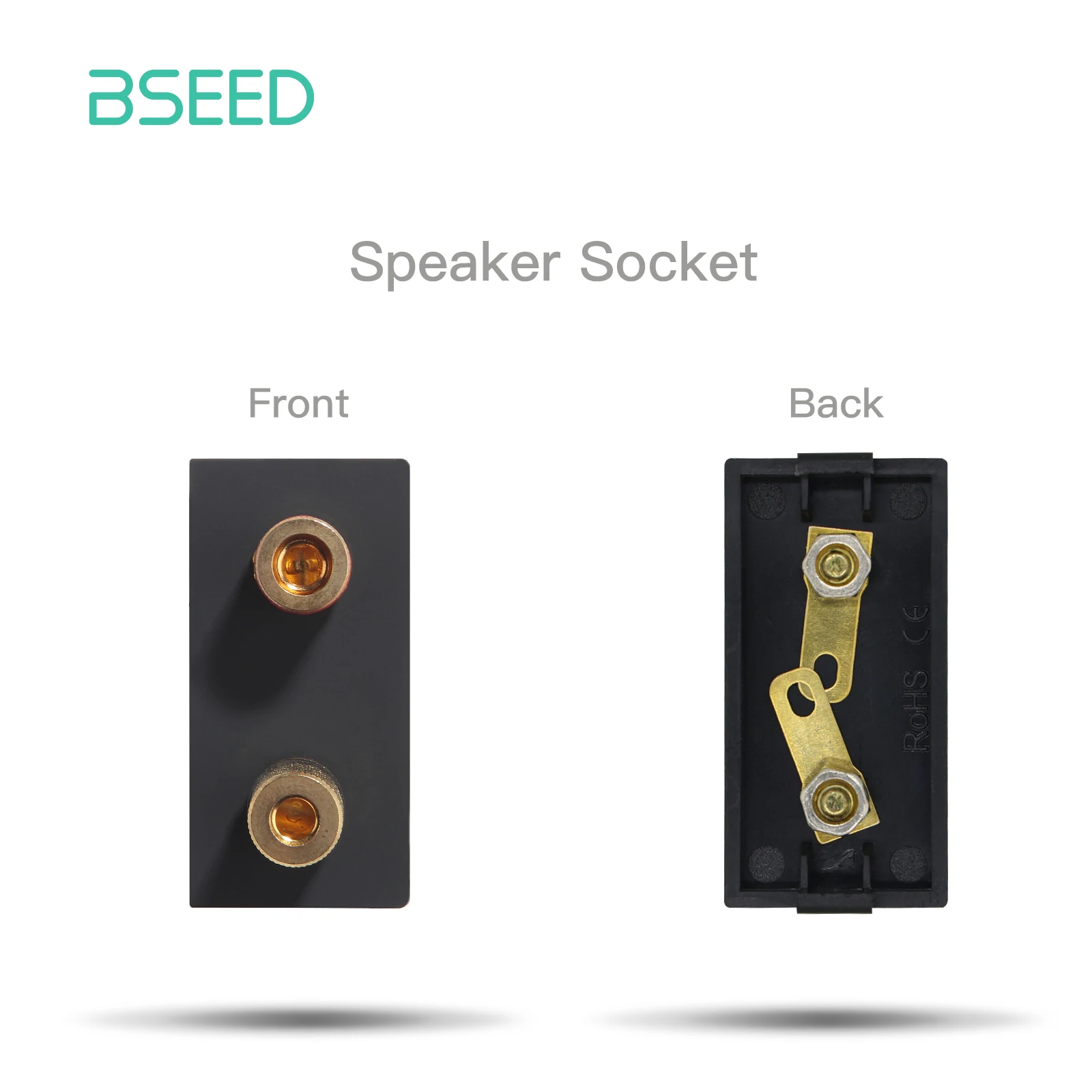 BSEED Muur Internet Cat5 Socket Plastic Frame Onderdelen USB Charge Port TV Satelliet Interface Functie DIY Combinatie
