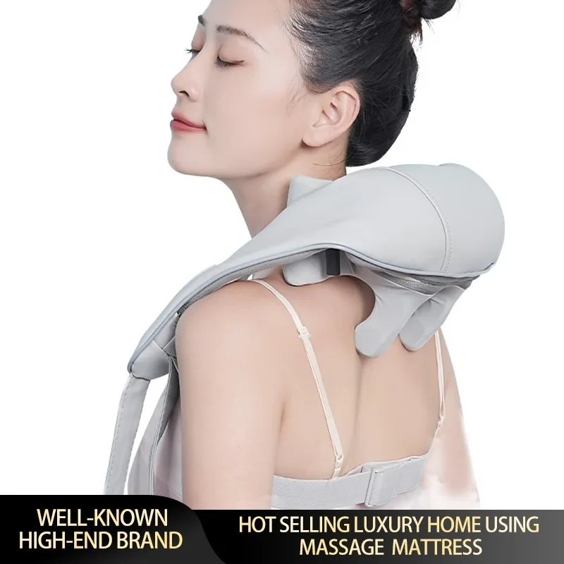 

2023 Multifunctional Neck And Shoulder Massager Lifegoods Shiatsu USB Rechargeable Electric Shoulder and Neck Massage Shawl