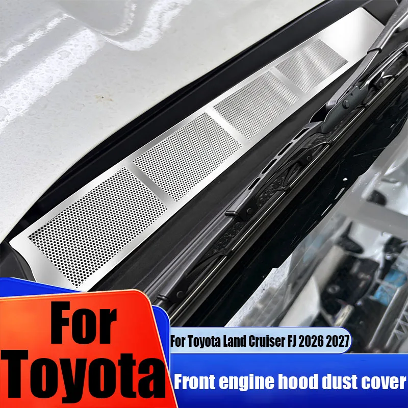 Engine hood air inlet dust cover car interior modification products decorative accessories For Toyota Land Cruiser FJ 2026 2027