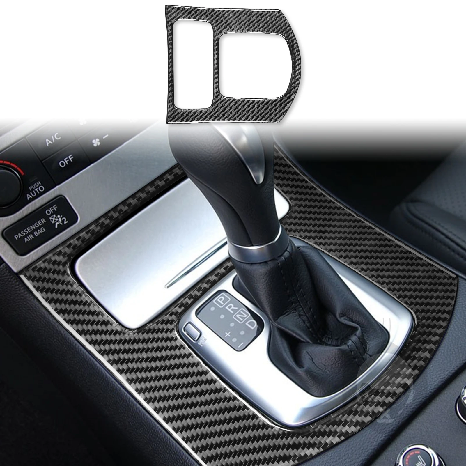 

for Infiniti G37 2007 2008 2009 Gear Shift Panel Decoration Decal Trim Sticker Car Interior Accessories Carbon Fiber