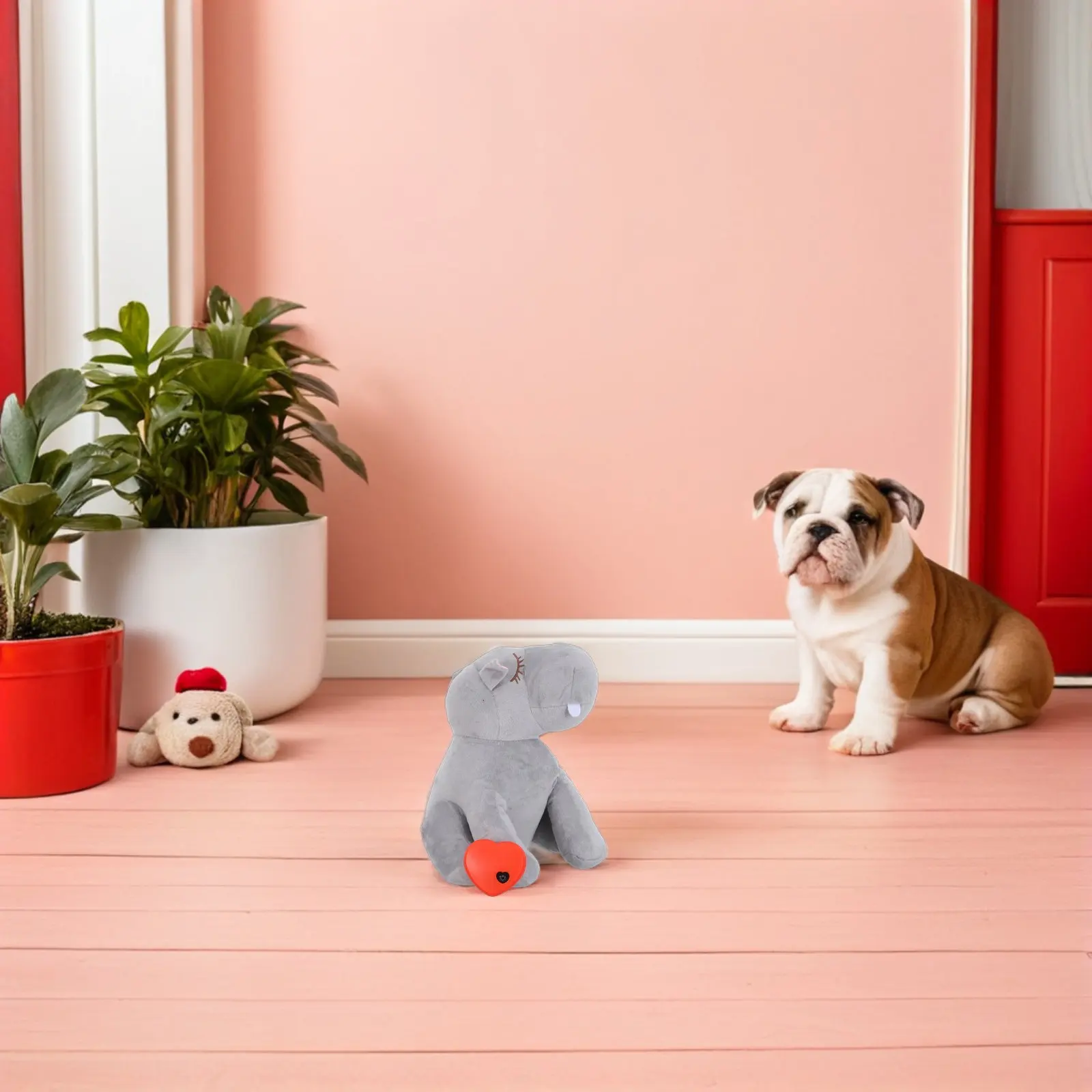 

Puppy Heartbeat Stuffed Animal for Pet Anxiety Relief - Dog Stress Relief Aid with Realistic Beat - Calming Companion for Cats