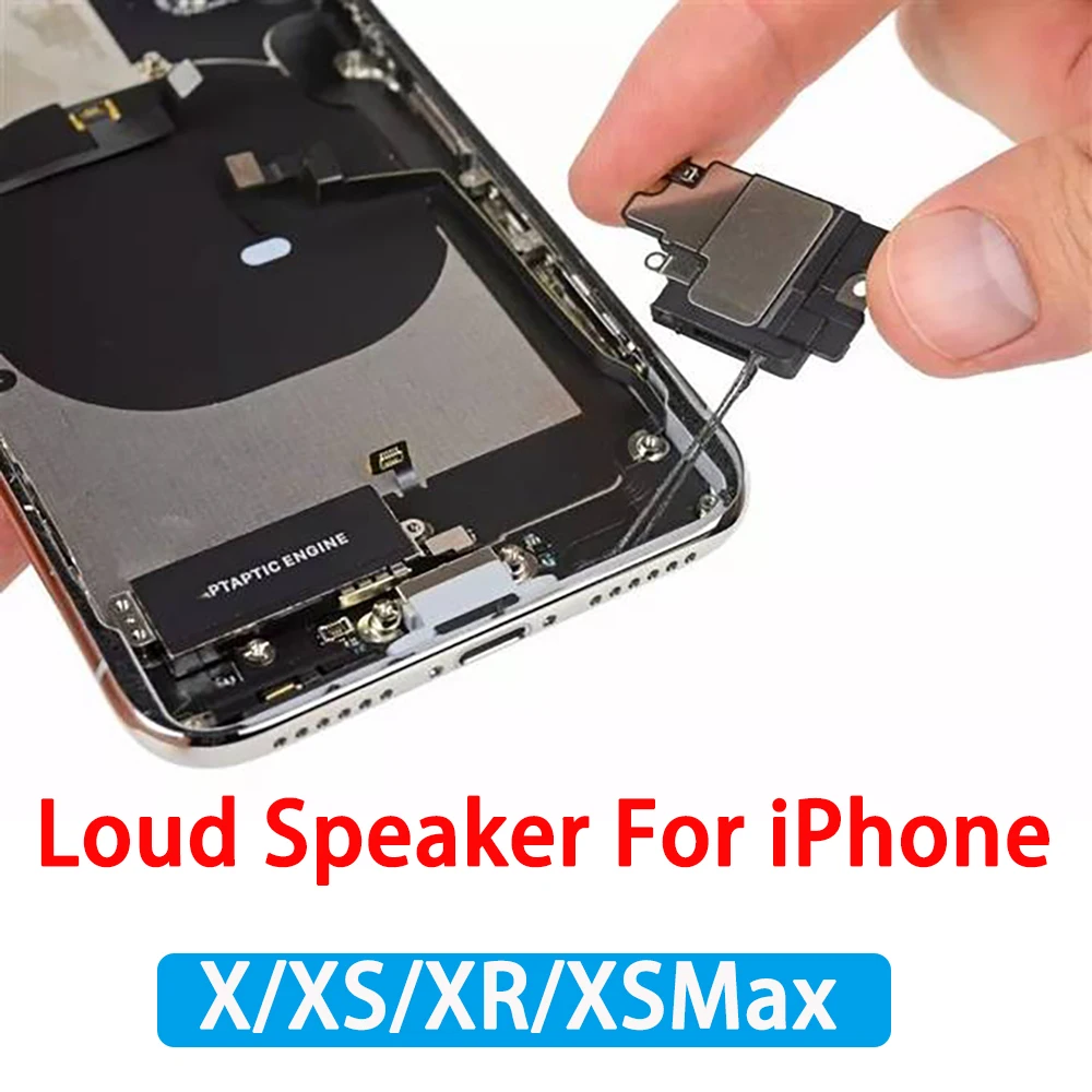 Loud Speaker For iPhone X XR XS Max Bottom Sound Speaker Replacement Part