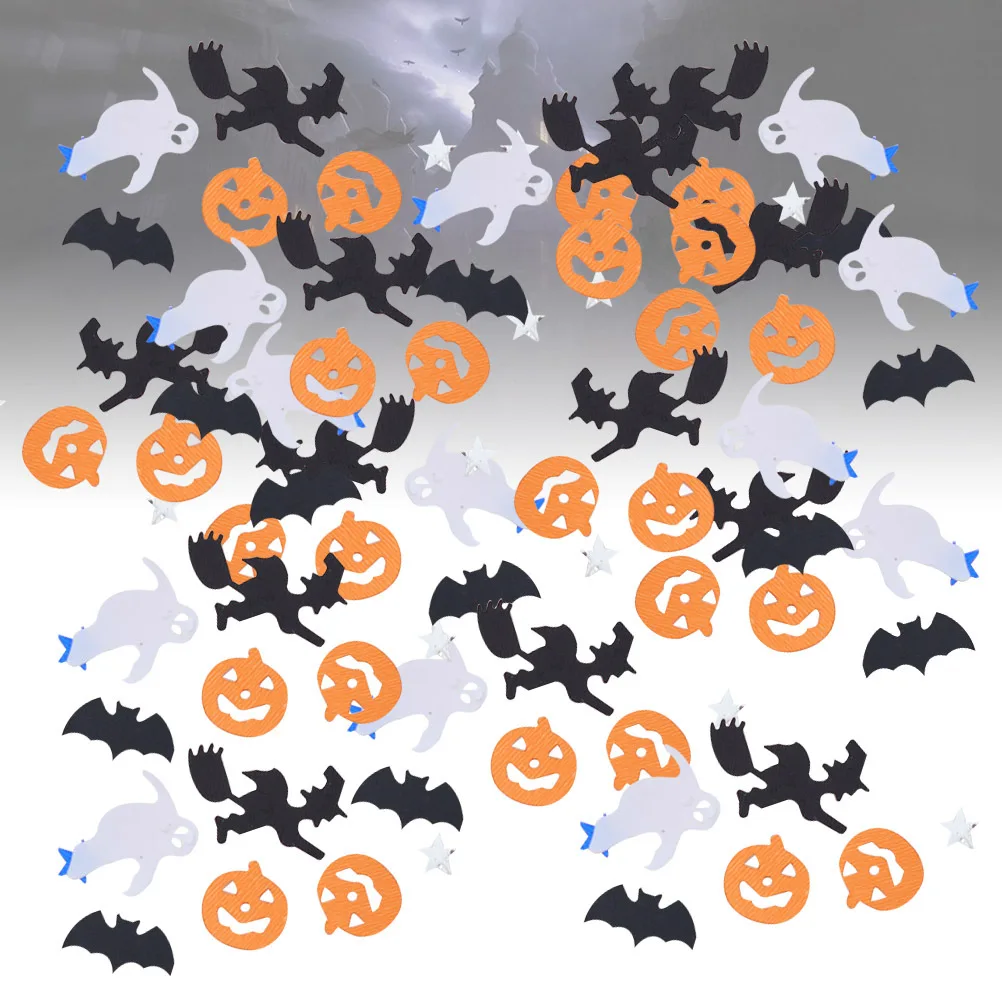 

Halloween Party Table Confetti Pumpkin Bat Mixed Scatters Funny Creative Decoration Birthday Party Scatters