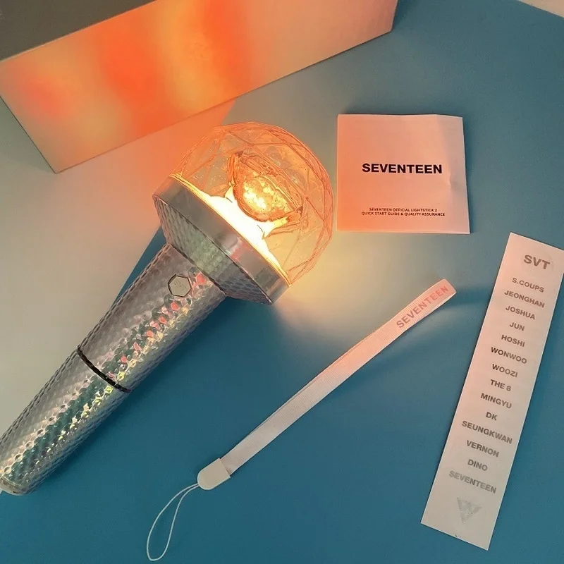 Kpop for Seventeen Light Stick Ver.2 Bluetooth Concert Lightstick Fans Lamp Hand Light Concert Collection Toys Gifts Glow Stick