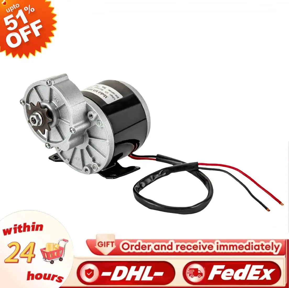 

Электродвигатель с редуктором, щеточный электродвигатель постоянного тока с редуктором для электровелосипедов, 12В 250Вт 2750 об/мин для электровелосипедов, скейтбордов и т.д.