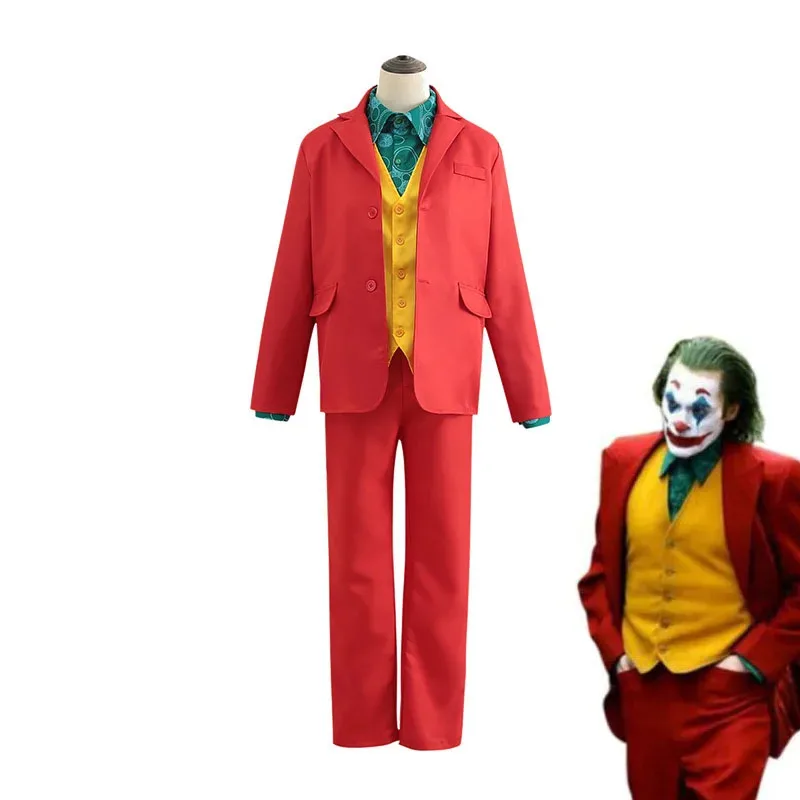 

Movie Characters Joker Male Cosplay Costume Anime Character Halloween Costume Cosplay Costume Set Uniform