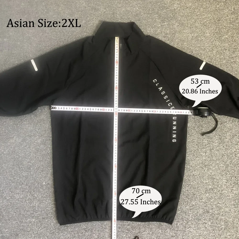 التجفيف السريع ملابس الرجال الخريف تي شيرت رياضي الوقوف الرقبة فضفاضة طويلة الأكمام في الهواء الطلق تشغيل رياضية تنفس نصف البريدي #5