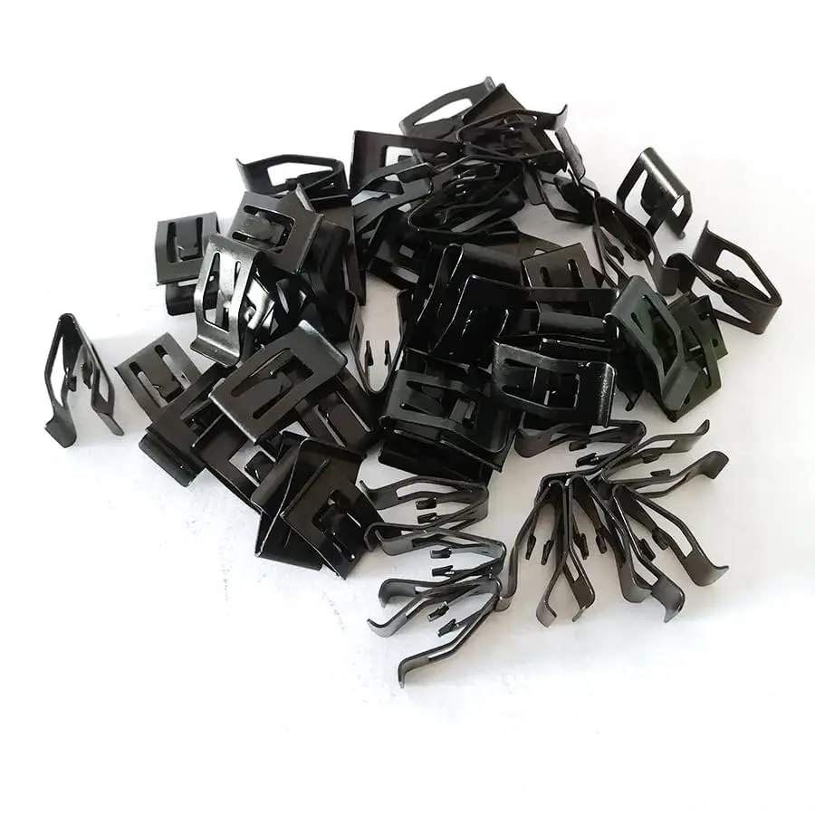 Picture 5: 50PCS Car Dashboard Rivet Fastener Clips Metal Black Bumpers Rivet Fasteners
