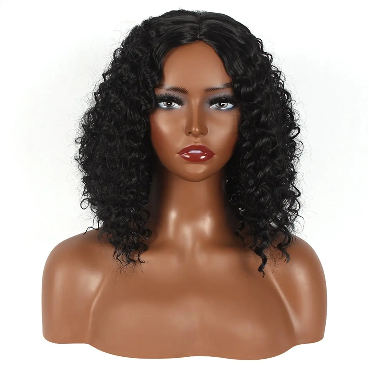 *BAAY Wig HD Lace Front Wig Women'S Wig Glue-Free Invisible Lace Wig Short Curly Wig Afro Hair