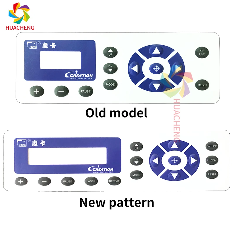 For  PCUT CT630 CT1200 Printer Panel Key Board for PCUT CT Series Engraving Machine Plotter Operation Button Panel Sticker