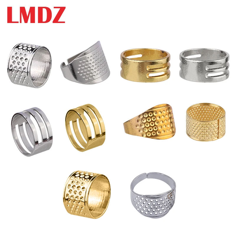 LMDZ Ретро стиль наперсток палец протектор иглы кольцо DIY Ручная работа иглы Ремесло Швейные Инструменты Бытовые аксессуары