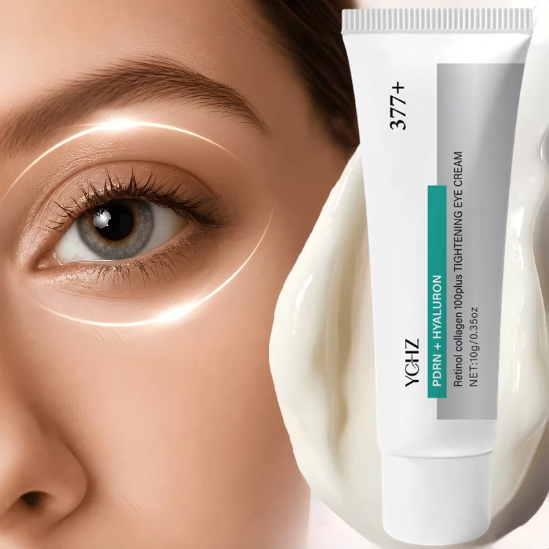 Pdrn Hyaluronic Acid Instant Firming Massage Eye Cream, Containing Retinol, Collagen, and Caffeine, Moisturizes and Brightens the Skin, Smooths Fine Lines Around the Eyes, and Restores a Youthful Glow to the Skin
